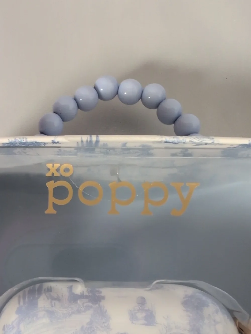 XO Poppy Blue Toile AirPods Case for AirPods Pro